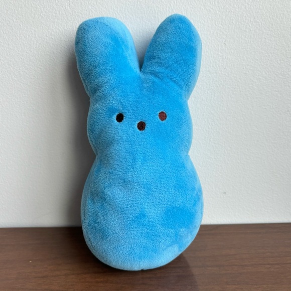 Blue Peeps Candy Marshmallow Stuffed Toy Bunny - Picture 1 of 4